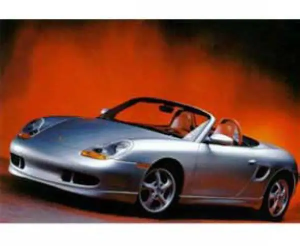 Porsche Poster - Silver Boxster 1