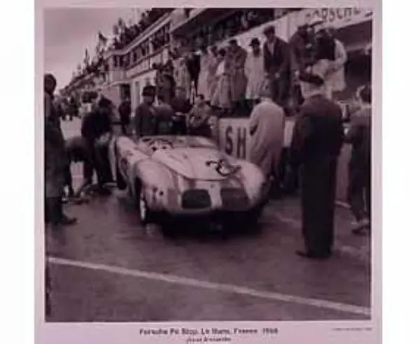 Porsche Poster - Lemans Pit Stop 1958 1