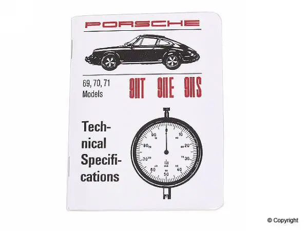 Porsche Spec Book Porsche 1