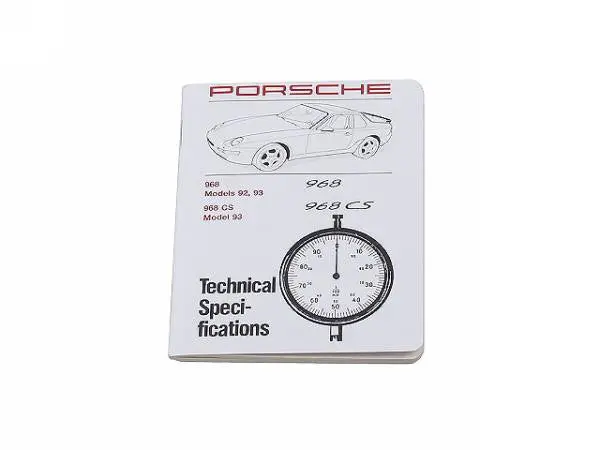 Spec Book Porsche 1