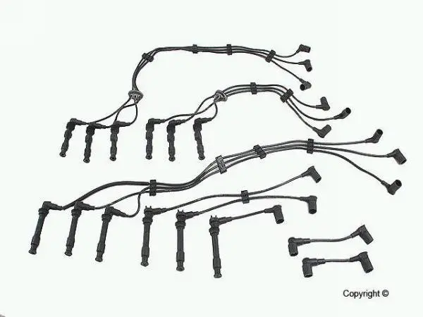 Porsche 993 Ignition Wire Lead Set 1