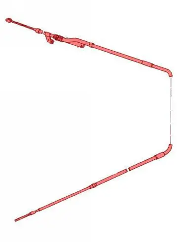Porsche Emergency Hand Brake Parking Cable - Right 1