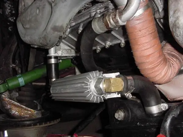 Porsche Compact Cooler - S Oil Hose - All Aluminum 1