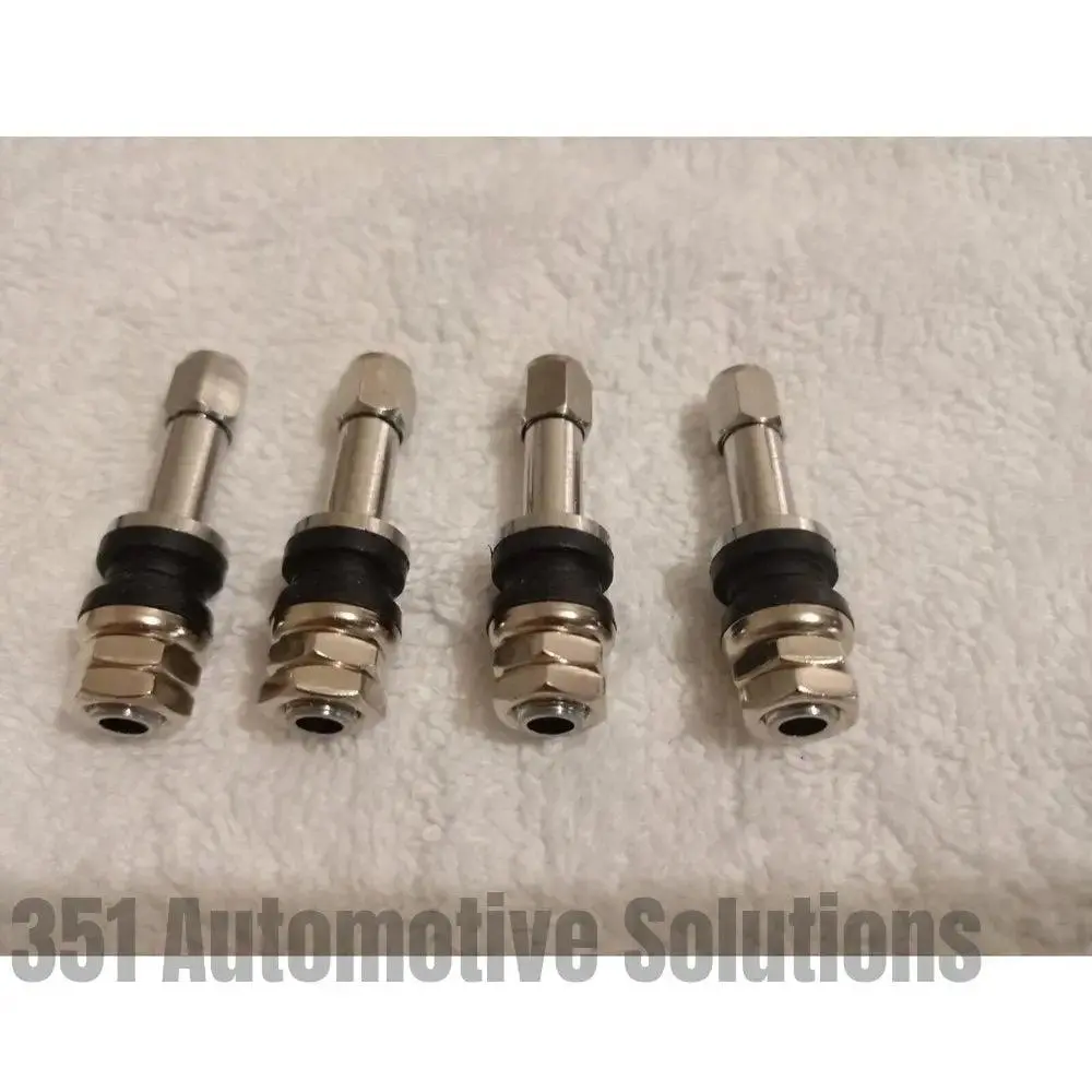 4X Chrome Tyre Valve For Alloy Wheels Bathurst Globe Simmons Bbs Centerline 1