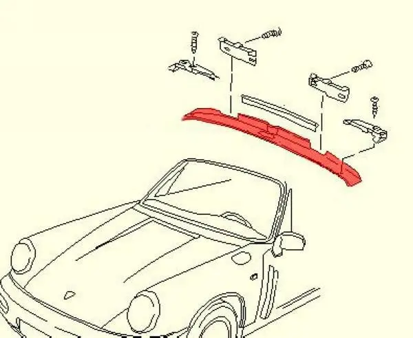 Porsche 911 Cabriolet And Targa Wind Declector 1