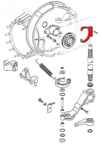 Porsche Clutch Release Fork 1