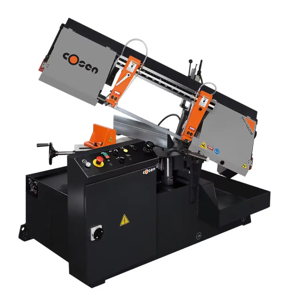 Cosen Sh-460M 9" X 18" Semi-Automatic Scissor Style Mitering Bandsaw 1