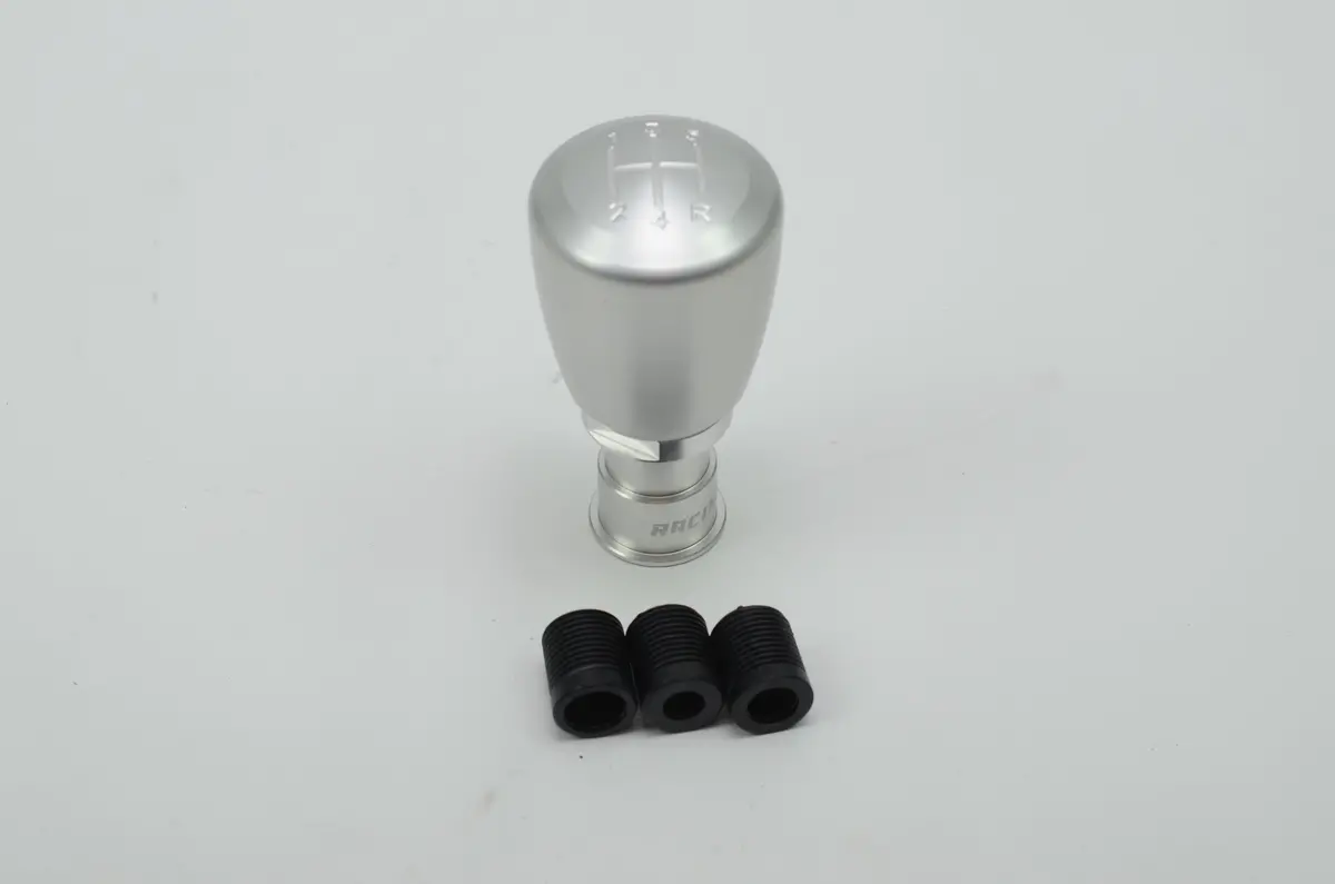 Universal 5 Speed Shift Knob In Silver Finish 1