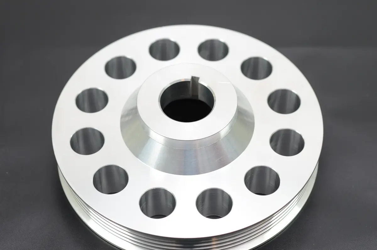 H22 H23a F20b Dohc Vtec Crank Pulley Billet 6061 Silver 1