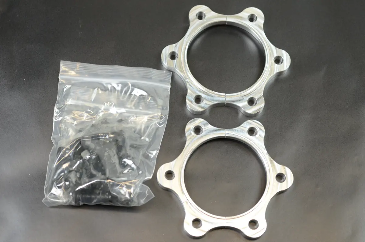 Axle Spacer Set - S2000, 2000-09 Billet Silver 1
