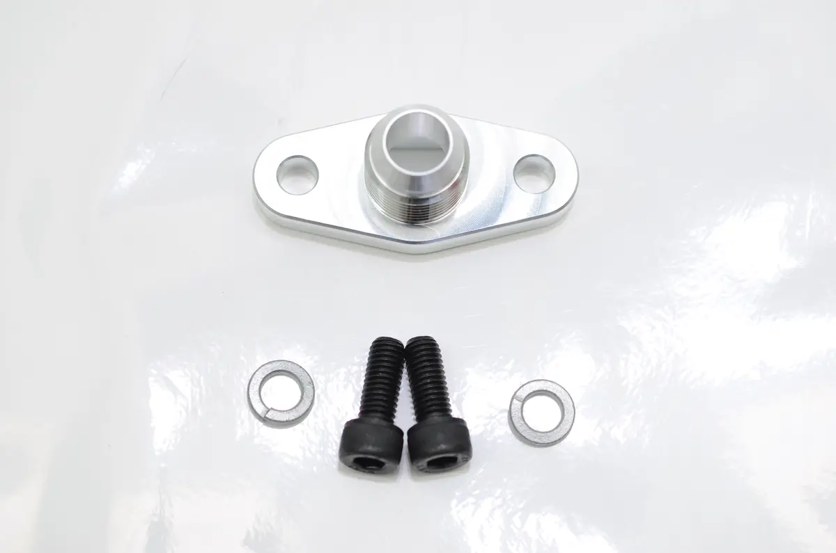Turbo Oil Drain Flange: T3/T4 - 8Mm Bolt Borg Warner Turbo  1A 1