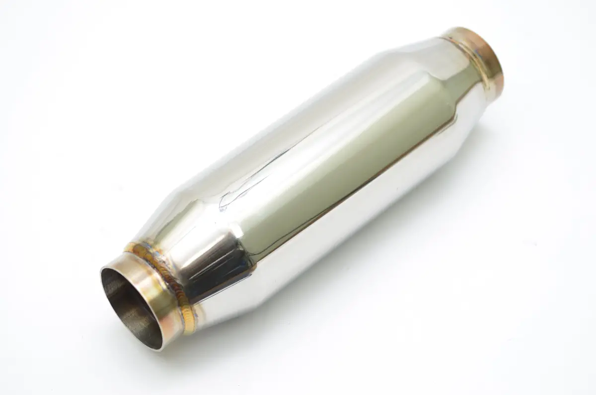 12 Inch Bottle Style B-Series Slim Resonator Muffler 2.25" 2.5" 3" 3.5" 4" Universal 1