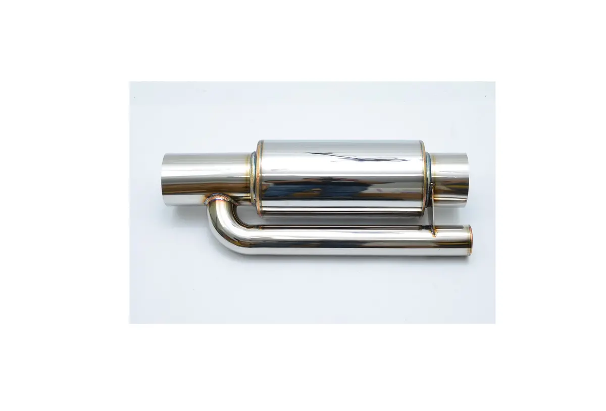 Ultra Quiet Short Qw Resonator Muffler Stainless Steel Universal 2.25",2.5",3",3.5",4" 1