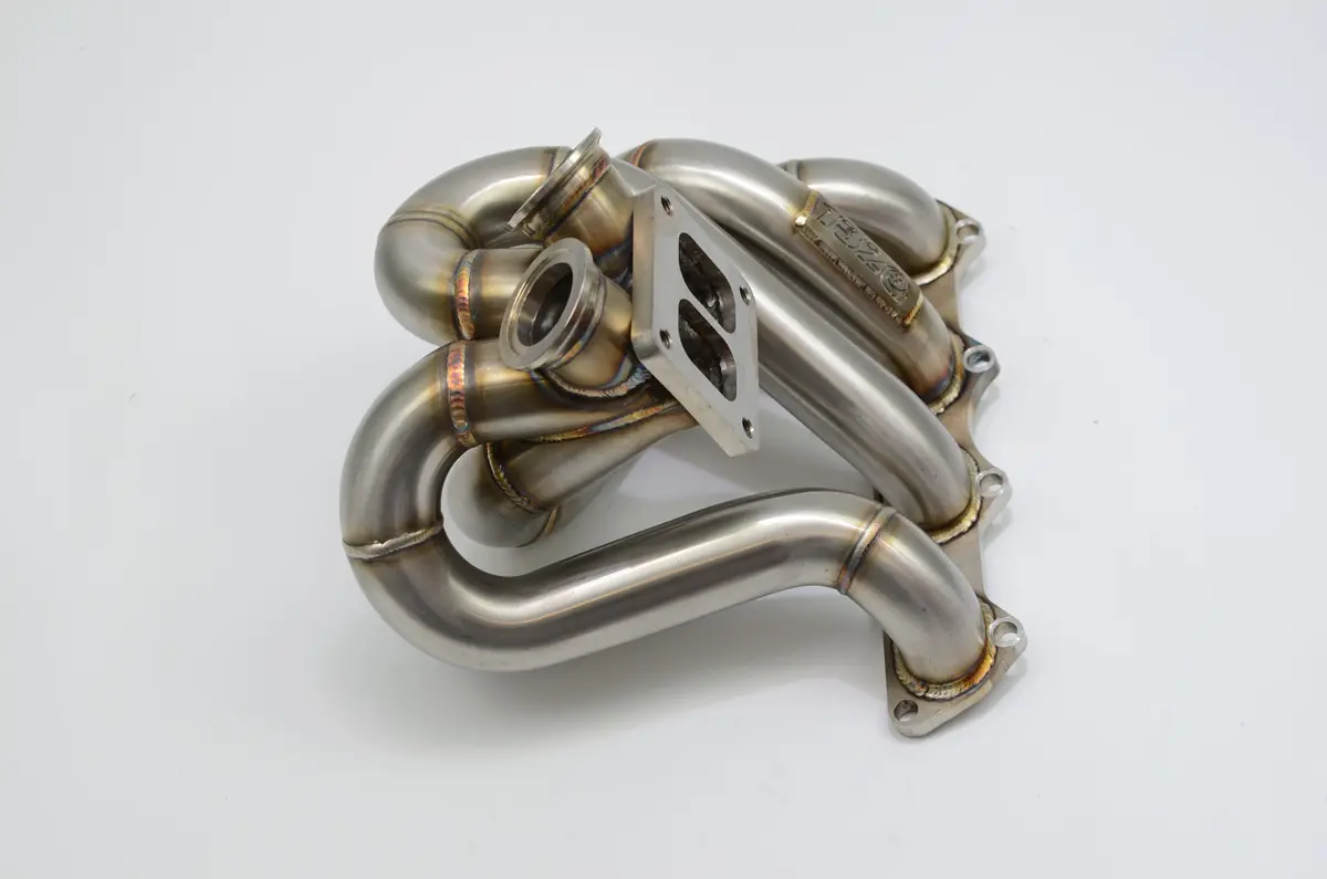 B Series Top Mount T4 Turbo Manifold Twin Scroll Dual 44Mm Wg Gsr Si B16 B20 B18c1 B18 1