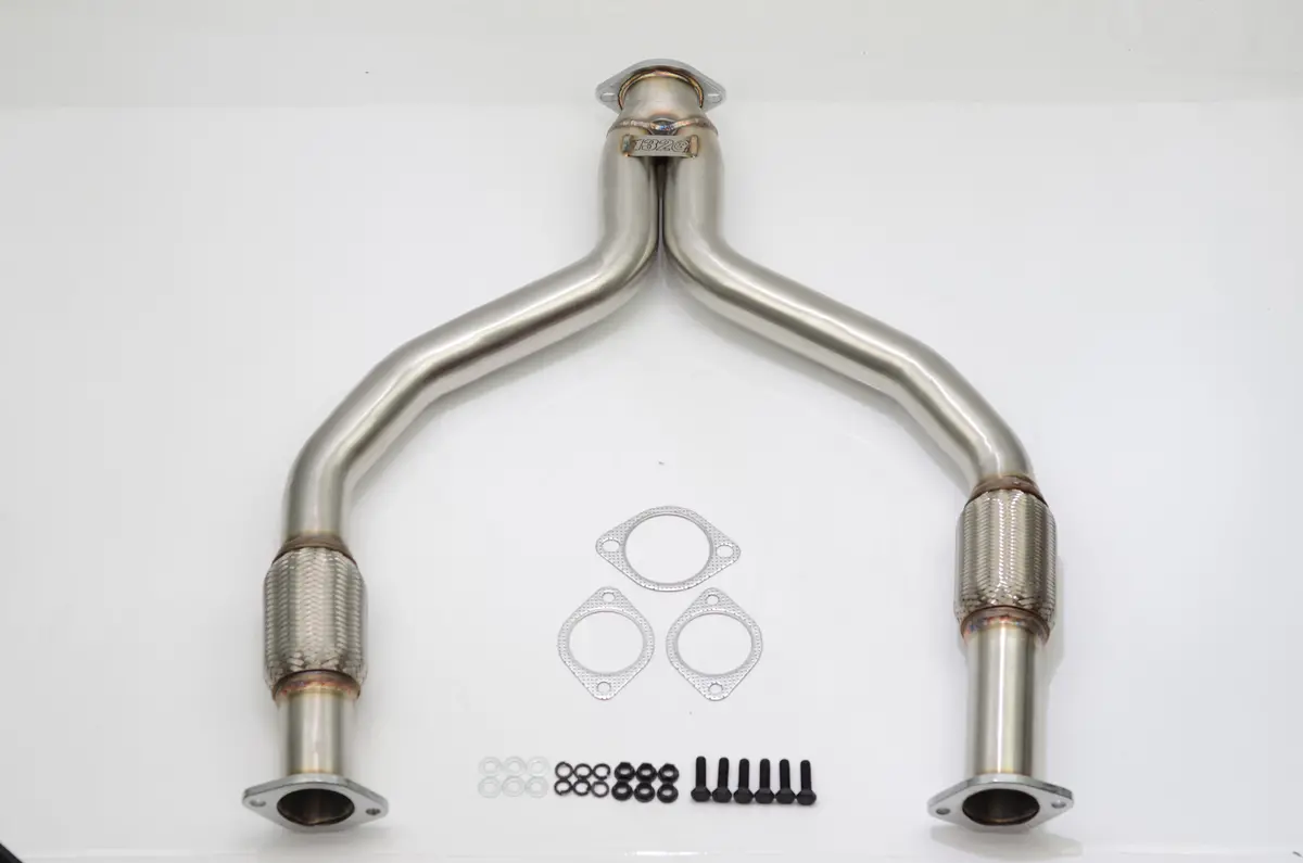 Stainless Steel Y-Pipe Vr30ddt Rwd & Awd - Infiniti 16-22 Q50 Q60 1320 Performance 1