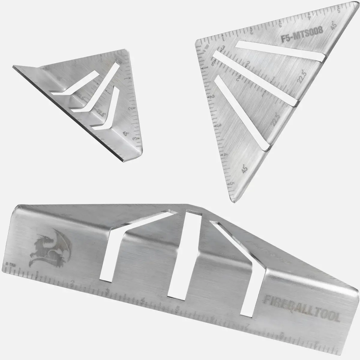 Fireball Miter Square 3 Pack (5", 8", 10") 1