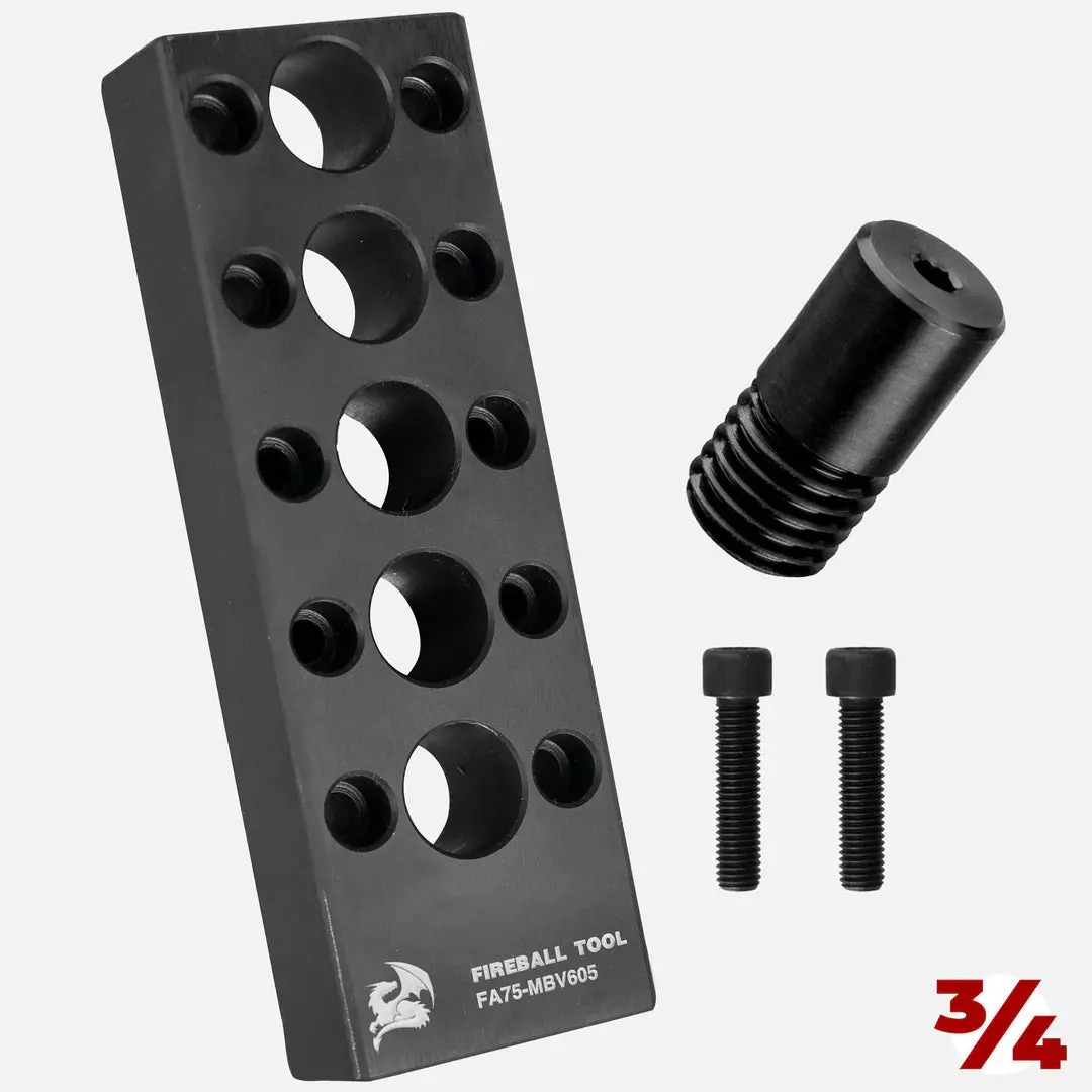 Fireball Tool Extension Block, 6" - 3/4" System 1