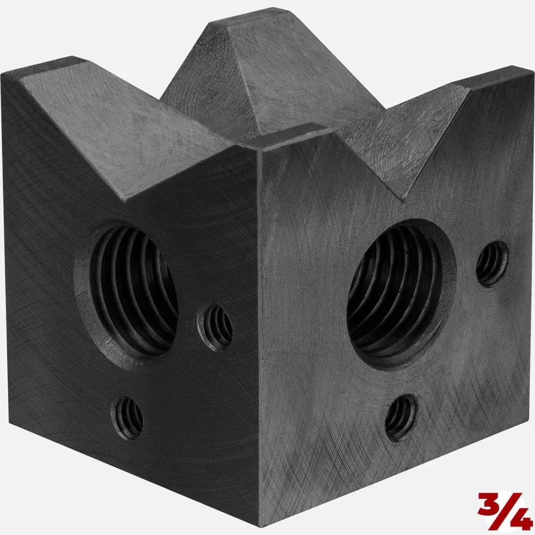 Fireball Tool V Block, (2" X 2") Ebr - 3/4" System 1