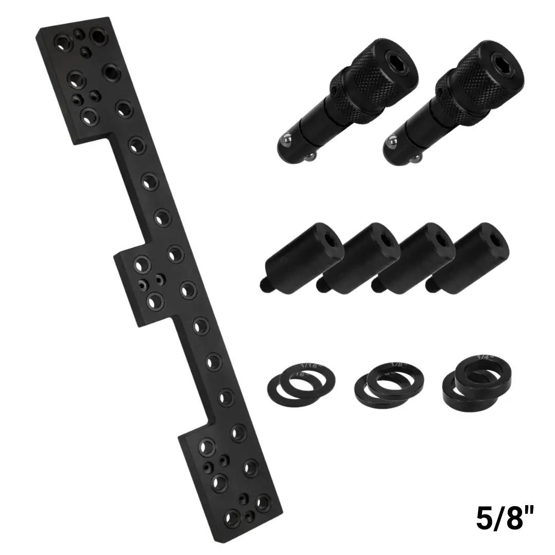 Fireball Table Drill Template - 5/8" System 1