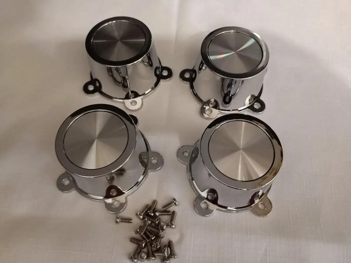 Ford Falcon Xa Xb Gt Bathurst Globe Big Hub Wheel Center Caps Xc Cobra Xc Gxl Silver 1