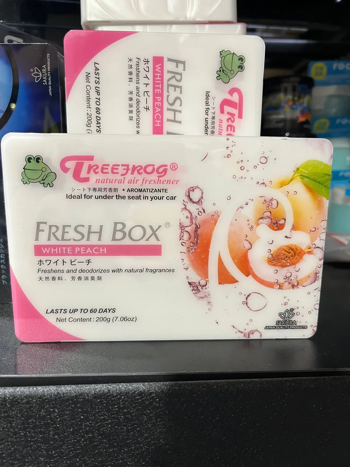 Tree Frog Natural Air Freshener Large (White Peach) 1