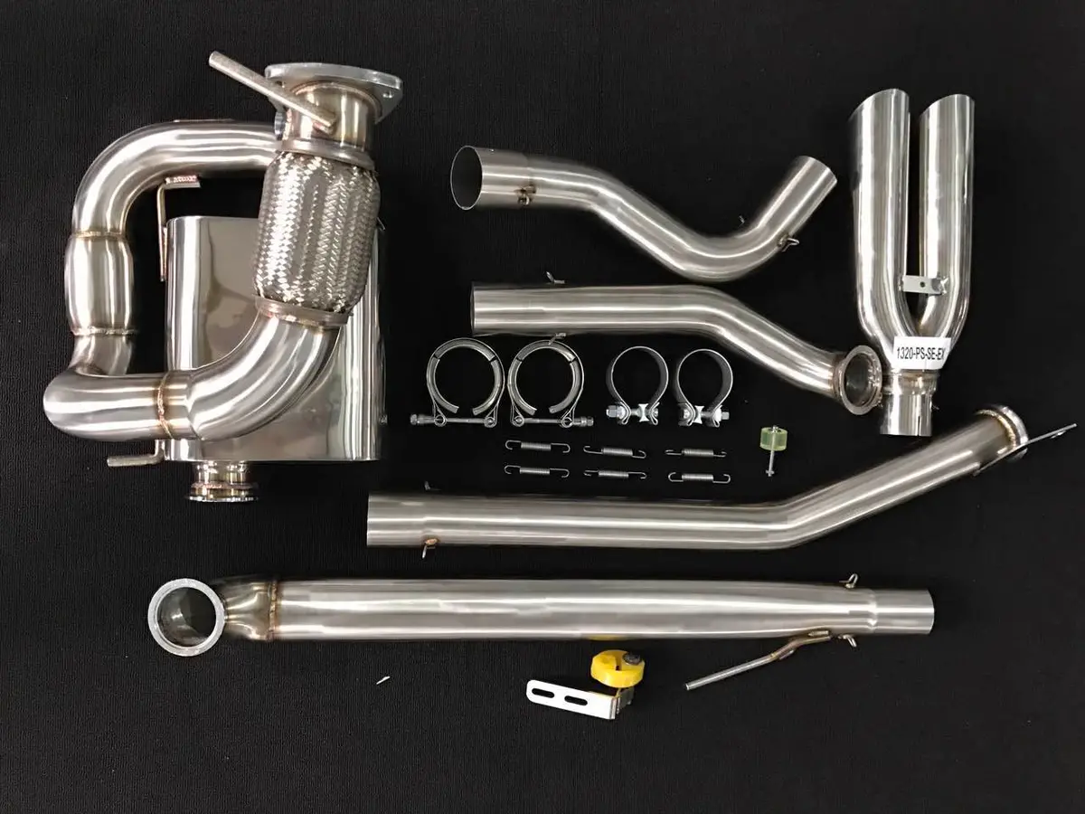 15-19 Slingshot Rear Center Exit Exhaust-Dual Tip 1