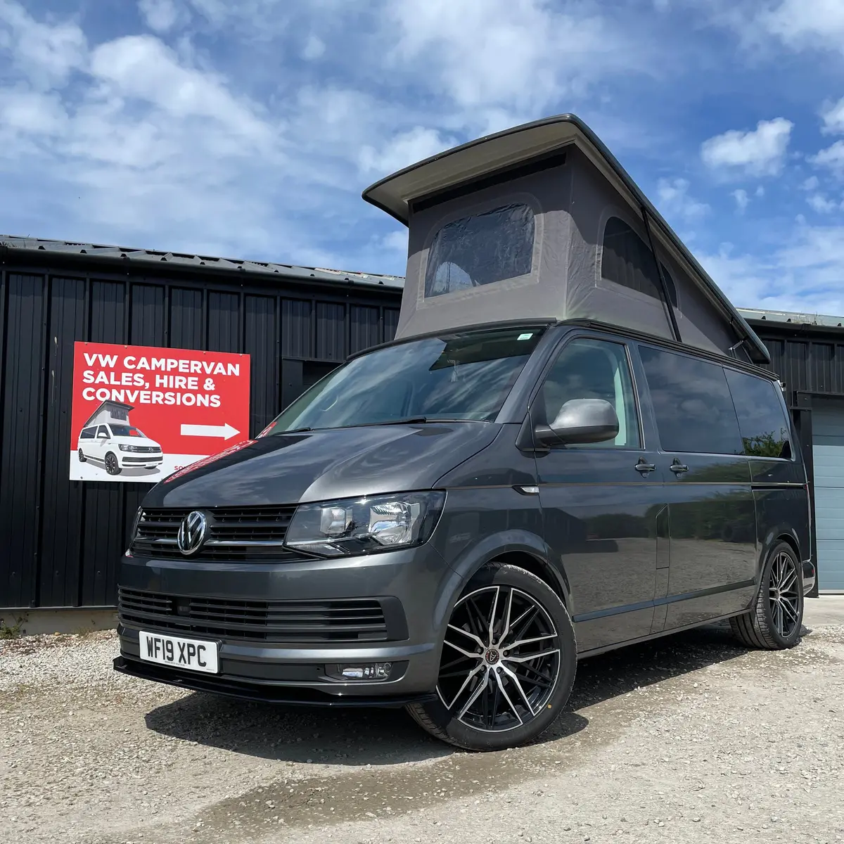 T6 Highline Campervan 2019 With Tailgate In Indium Grey 1