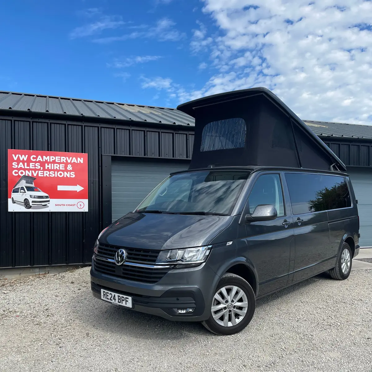 T6.1 Lwb Dsg Highline Campervan 2024 (24 Plate) - Indium Grey 1