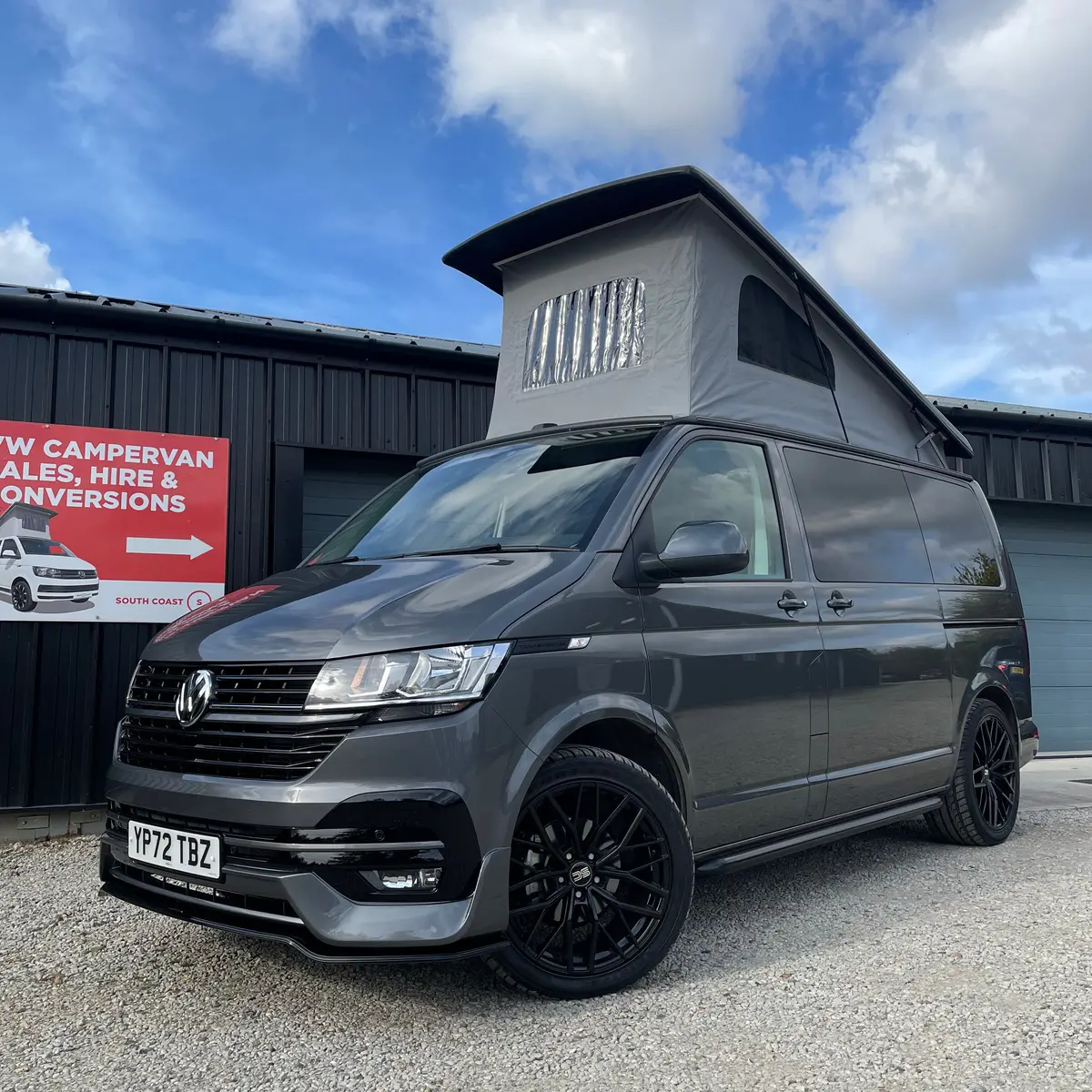 T6.1 Highline Campervan 2022 (72 Plate) - Indium Grey With Very Low Mileage 1