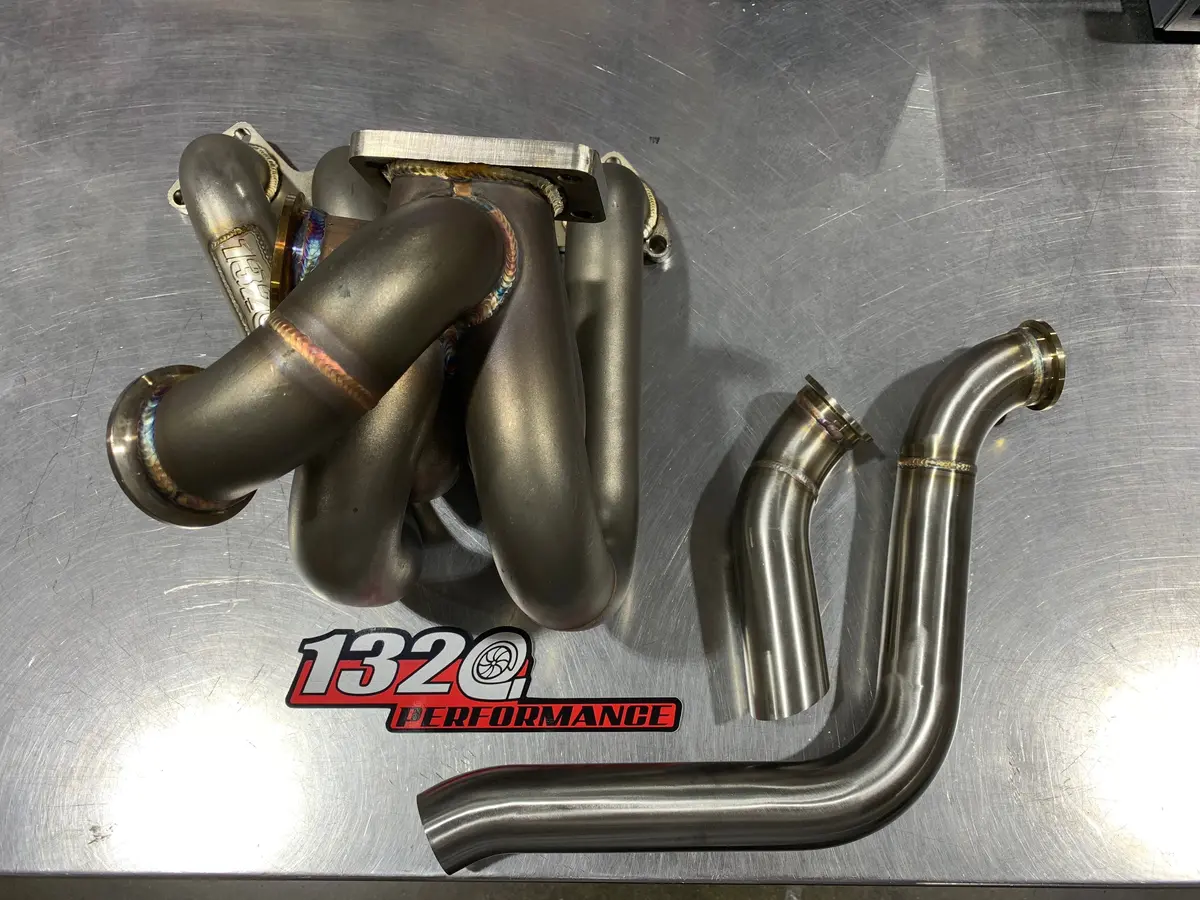 B Series Turbo Manifold T3 With 2X 44Mm Wastegate Pipes -Blemish Version B16 B20 B18c1 B18 1