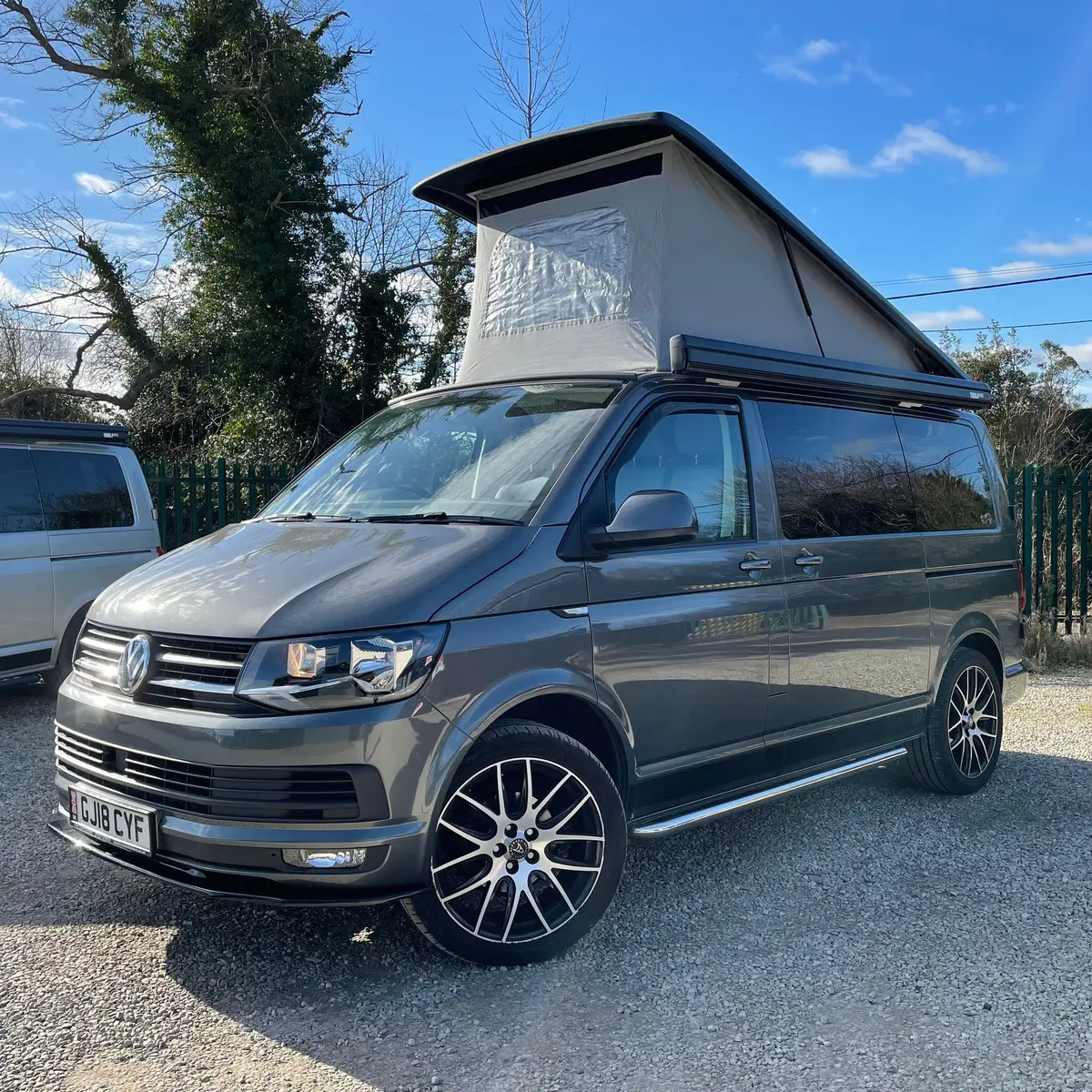 Vw Highline T6 Campervan With Air Con, Diesel Heater And Awning 1