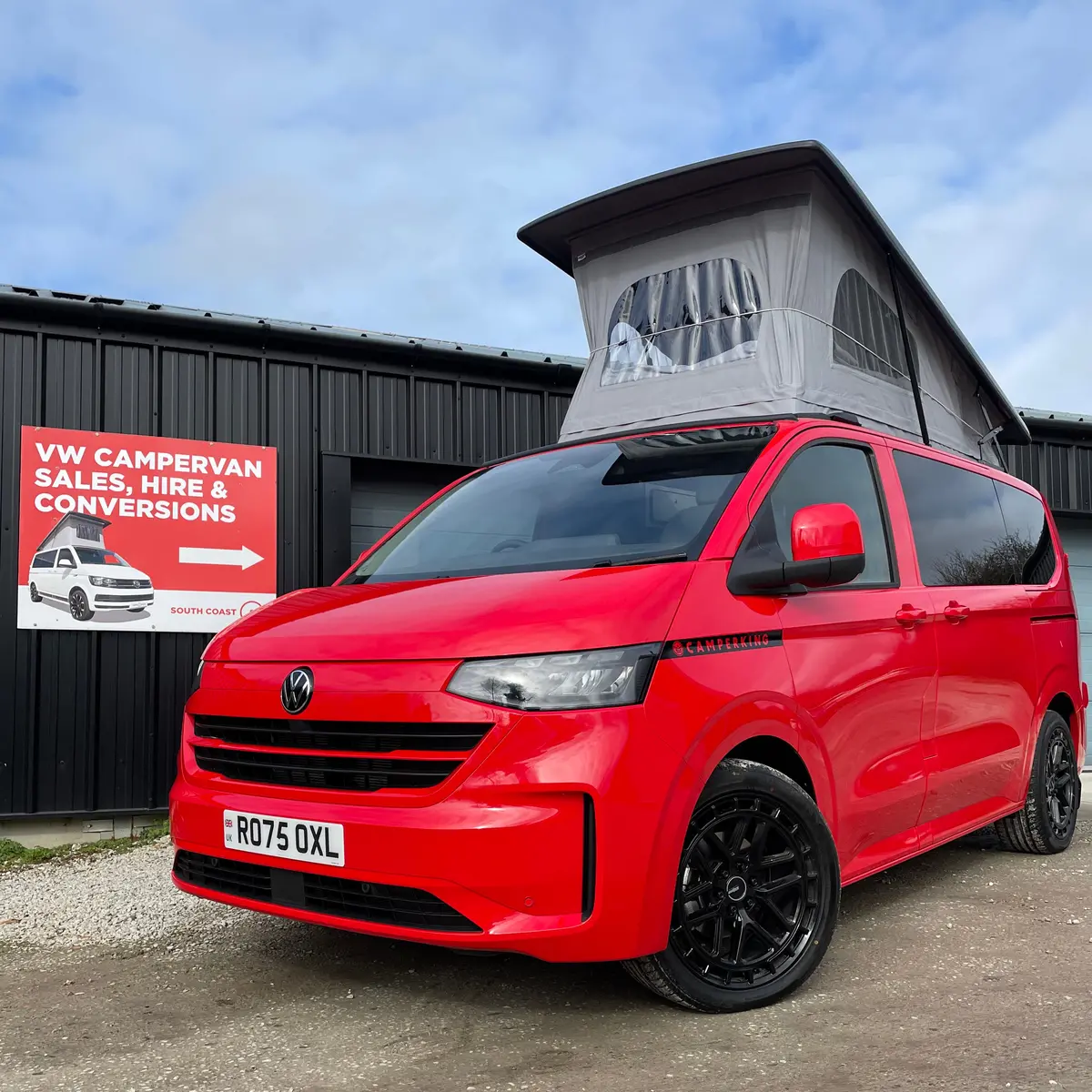 2025 Vw Transporter T7 Dsg Intensive Red Swb Freedom Campervan 1