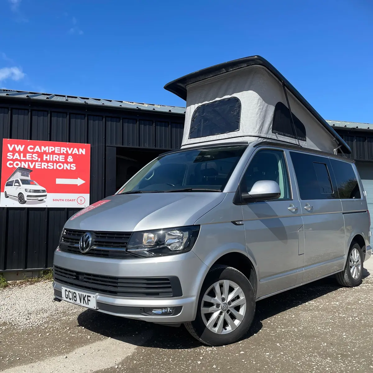 Vw Highline T6 Campervan Silver 150Bhp 6 Speed Manual 1