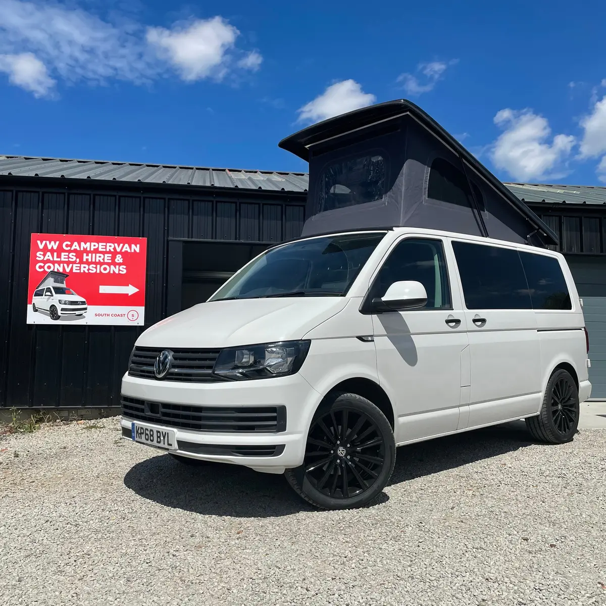 T6 Campervan With Air Con (68 Plate) - White 1