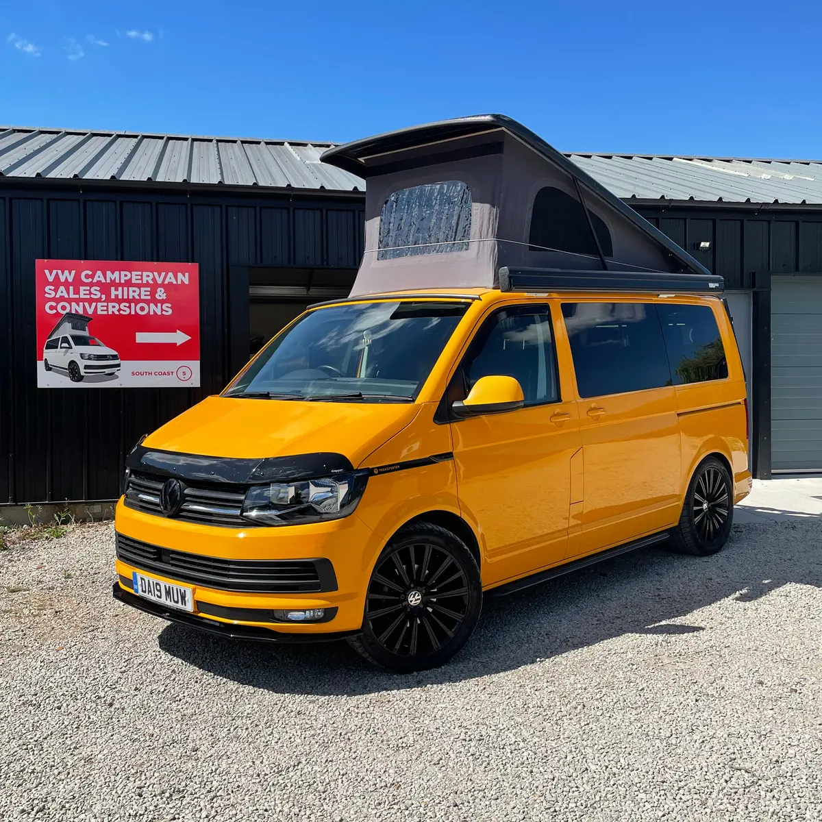 Vw Highline T6 Campervan In Yellow 1
