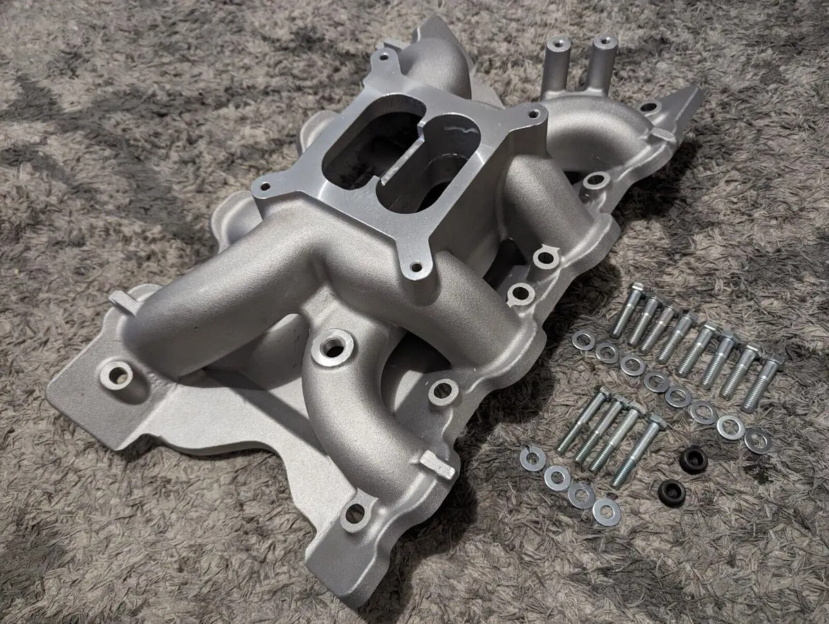 Intake Manifold For Ford 302 351 Cleveland 2V 4V Rpm Air Gap Style 393 408 7564 1