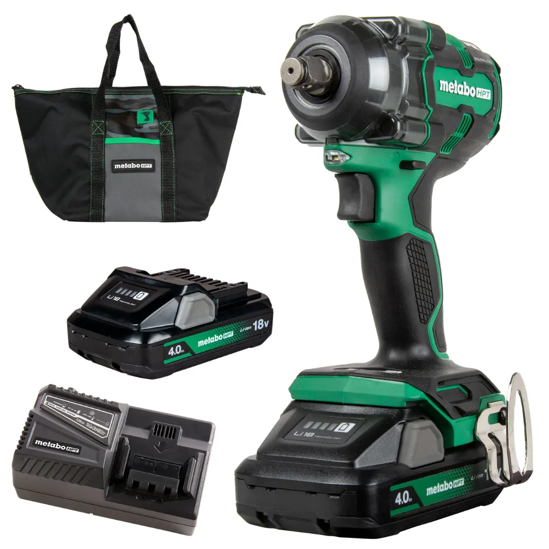 Metabo Hpt Wr 18Dh Cordless 18V Impact Wrench Kit 1