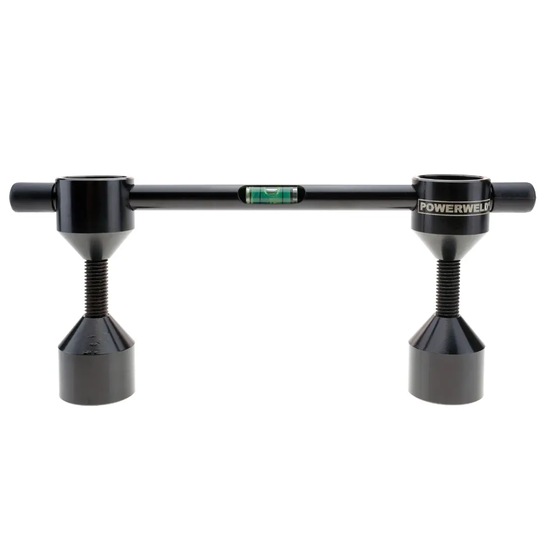 Powerweld Flange Aligner, Dual Pin W/ Level 1