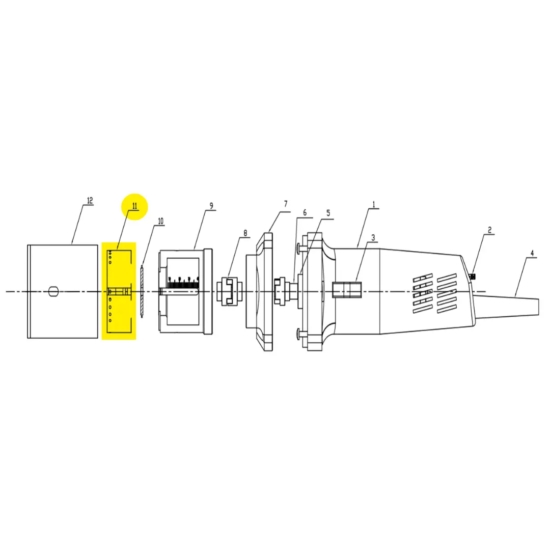 Replacement Angle Plate For Powerweld Handheld Tungsten Grinder 1
