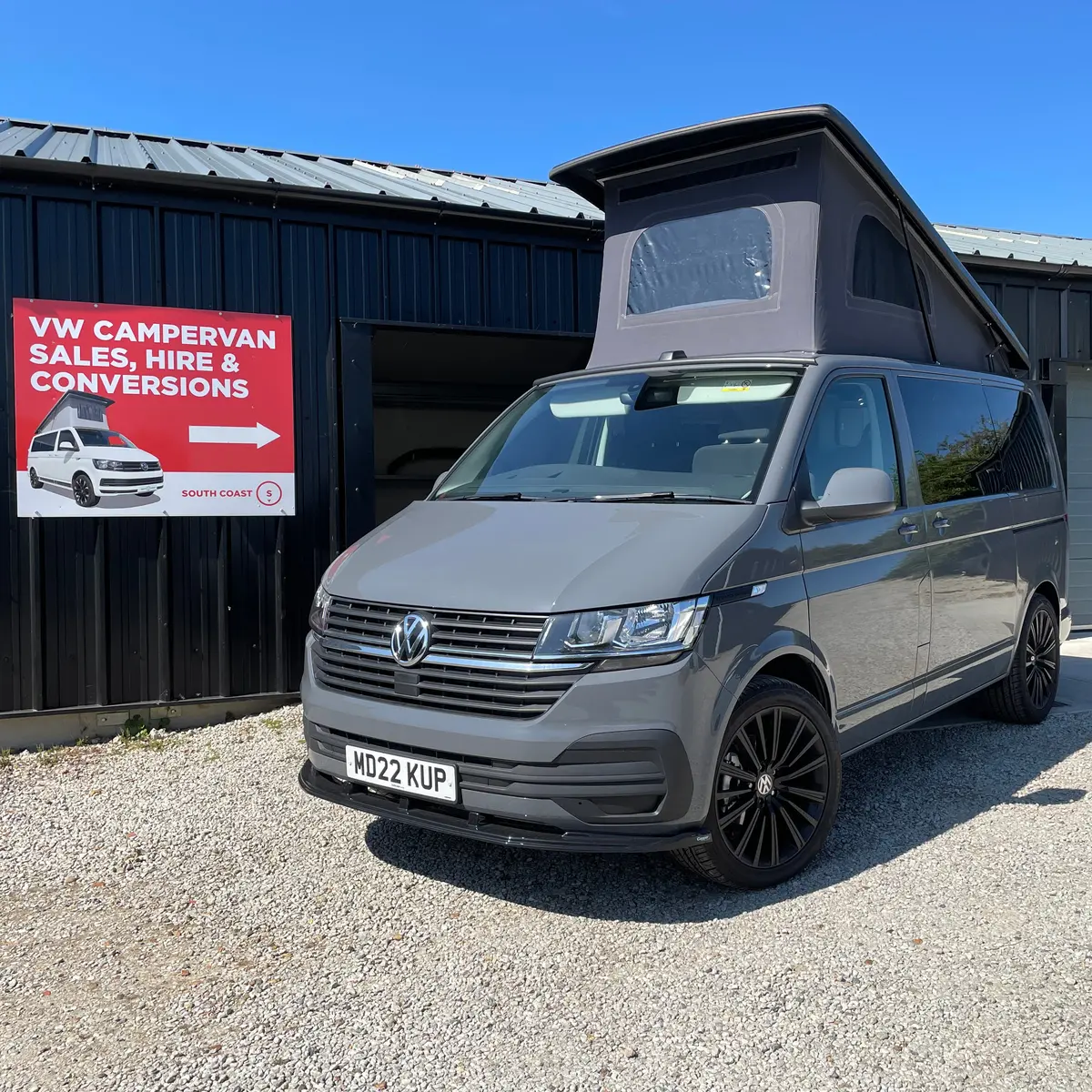 T6.1 Campervan Conversion 2022 With Delivery Miles - Pure Grey 1