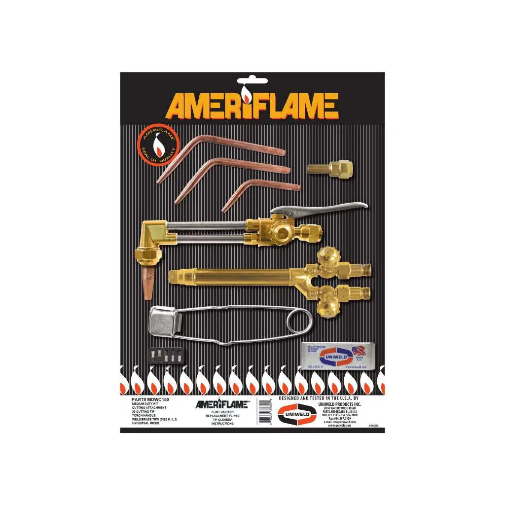Uniweld Ameriflame Brazing, Cutting, Welding Kit 1