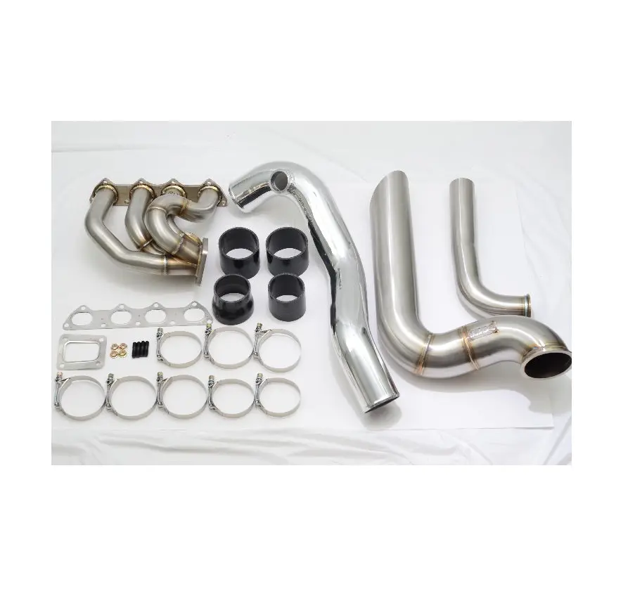 Sfwd B Series Forward Facing Turbo Manifold T4 60Mm Wastegate Complete Kit 1