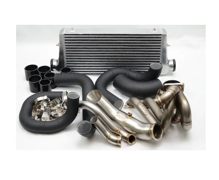 B Series Turbo Manifold T3 44Mm Wastegate Complete Kit Intercooler B16 B20 B18c1 B18 1