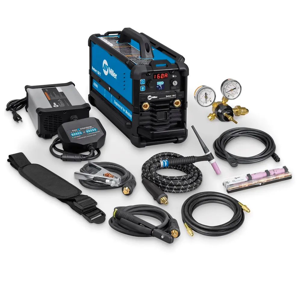 Miller Venture 150 T Battery Powered Welder - Tig Kit Package 1