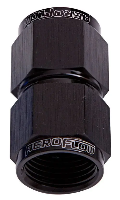 Af131-04Blk Straight Female Swivel Coupler – -4An Black Anodized Fitting 1