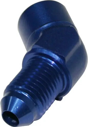 Earl’S Af371-03 45° Npt-To-An Fitting – 1/8" Female Npt To -3An Male 1