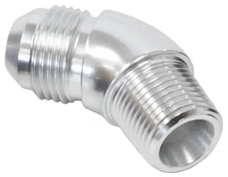 Earl’S Af523-06S 45° Npt-To-An Adapter – 1/4" Npt Female To -6An Male 1