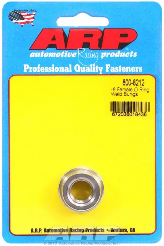 Arp 800-8212 Weld-In Bung Kit – Sae Threaded Inserts 1