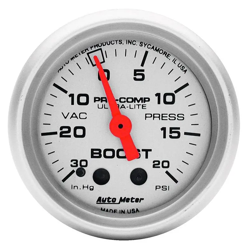 Ultra-Lite Au4301 Dual-Scale Boost And Vacuum Gauge With Led Backlight 1