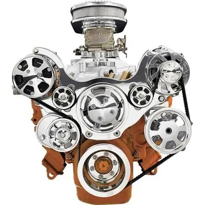 Billet Specialties 13800Pa Tru Trac Serpentine Drive System With A/C Integration 1